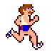 track and field runing guy, el atleta mu�eco que corre en el track and field de konami