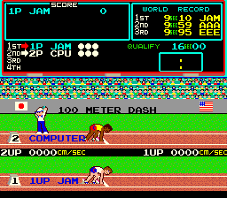 track and field 100m
